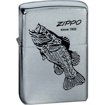 Зажигалка ZIPPO 200 BLACK BASS Зажигалка ZIPPO 200 BLACK BASS